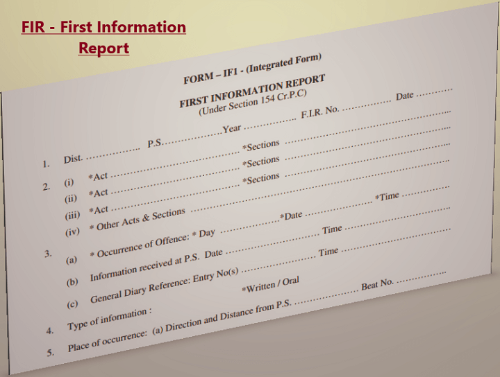 FIR kya hai, What is FIR in hindi, FIR ka full form kya hai